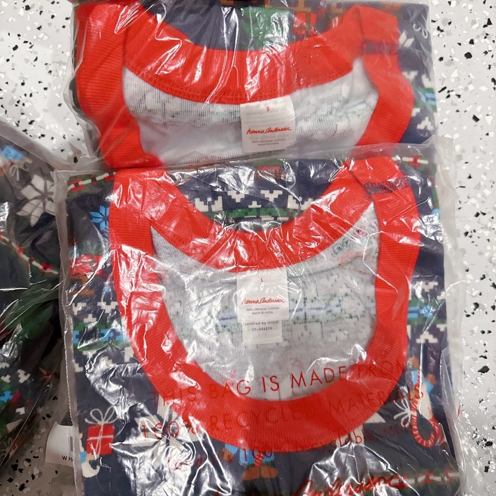NWT Hanna Andersson Gnome Sweet Gnome Holiday Pajama Family Set 6 pieces - Picture 7 of 7